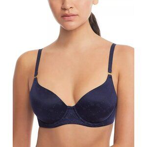 Ralph Lauren NAVY Comfort Collection Repeat-Logo T-shirt Bra 36B